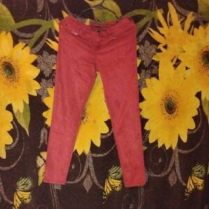 Dear John Women's Skinny Jeans in Vibrant Red